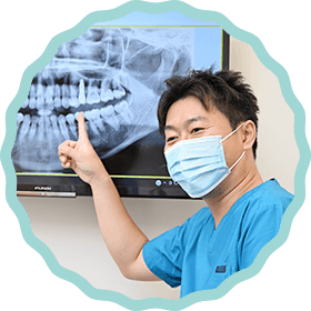 大型画面・口腔内カメラによる分かりやすい説明